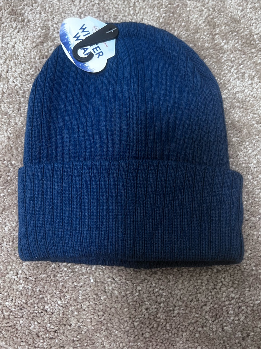 NEW Blue unissex beanie one size
